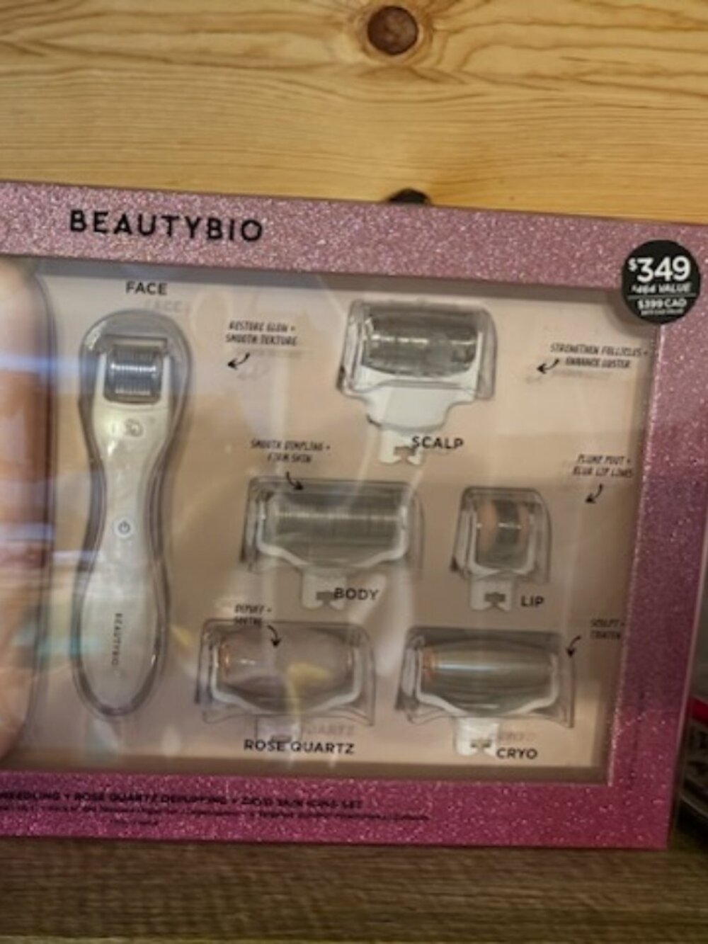 ~ $464 Value BEAUTYBIO THE COMPLETE GLOW SET with 6 DIFFERENT Attachments & Case